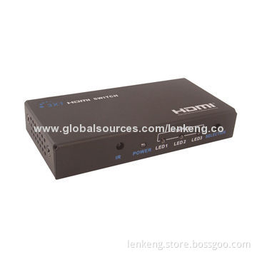 HDMI Switch, 3-in-1 Out, HDMI 1080P with 3D Support